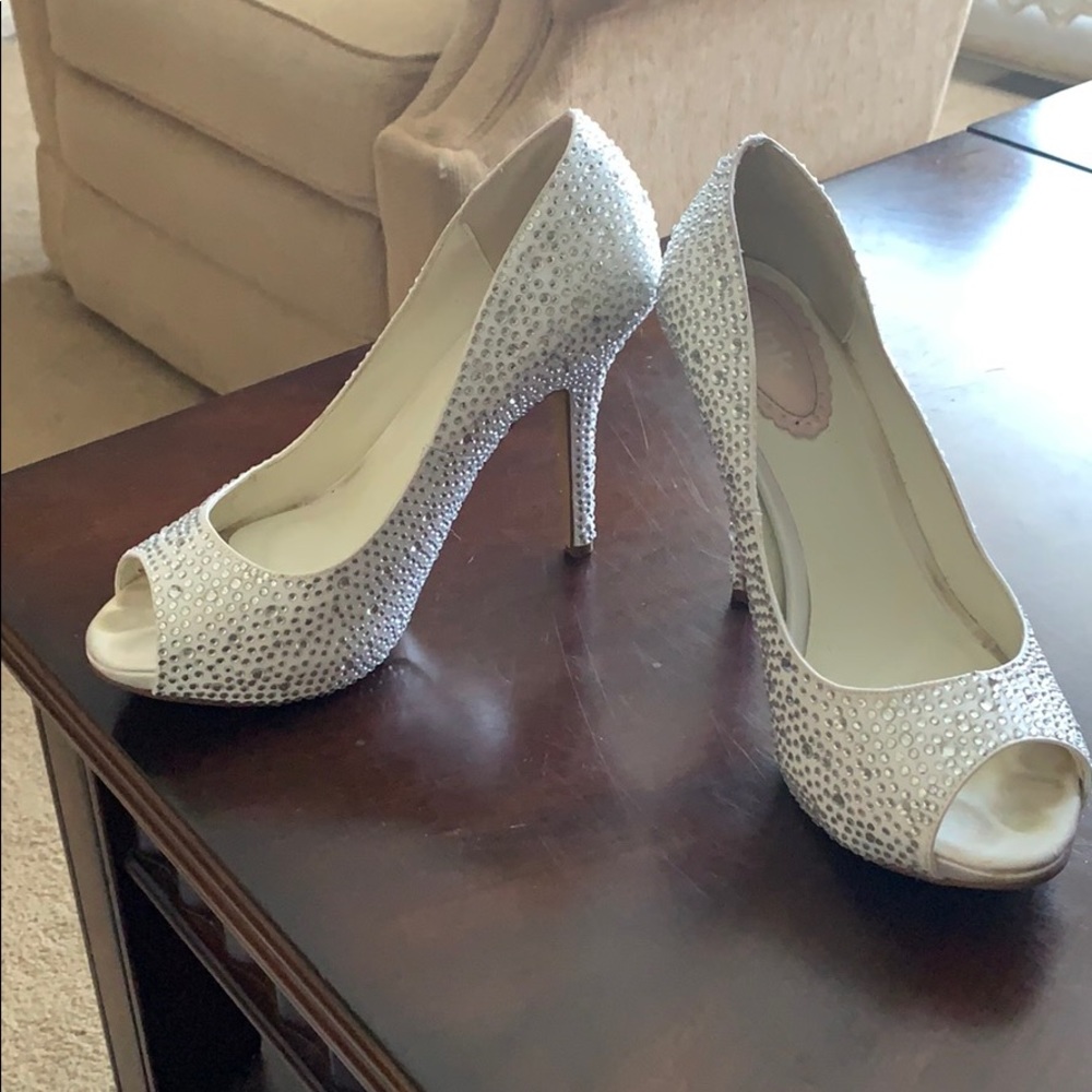“I Do” Gem High Heels